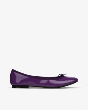 Purple Repetto Cendrillon sole rubber Women's Ballerina | AU-68210FRGH